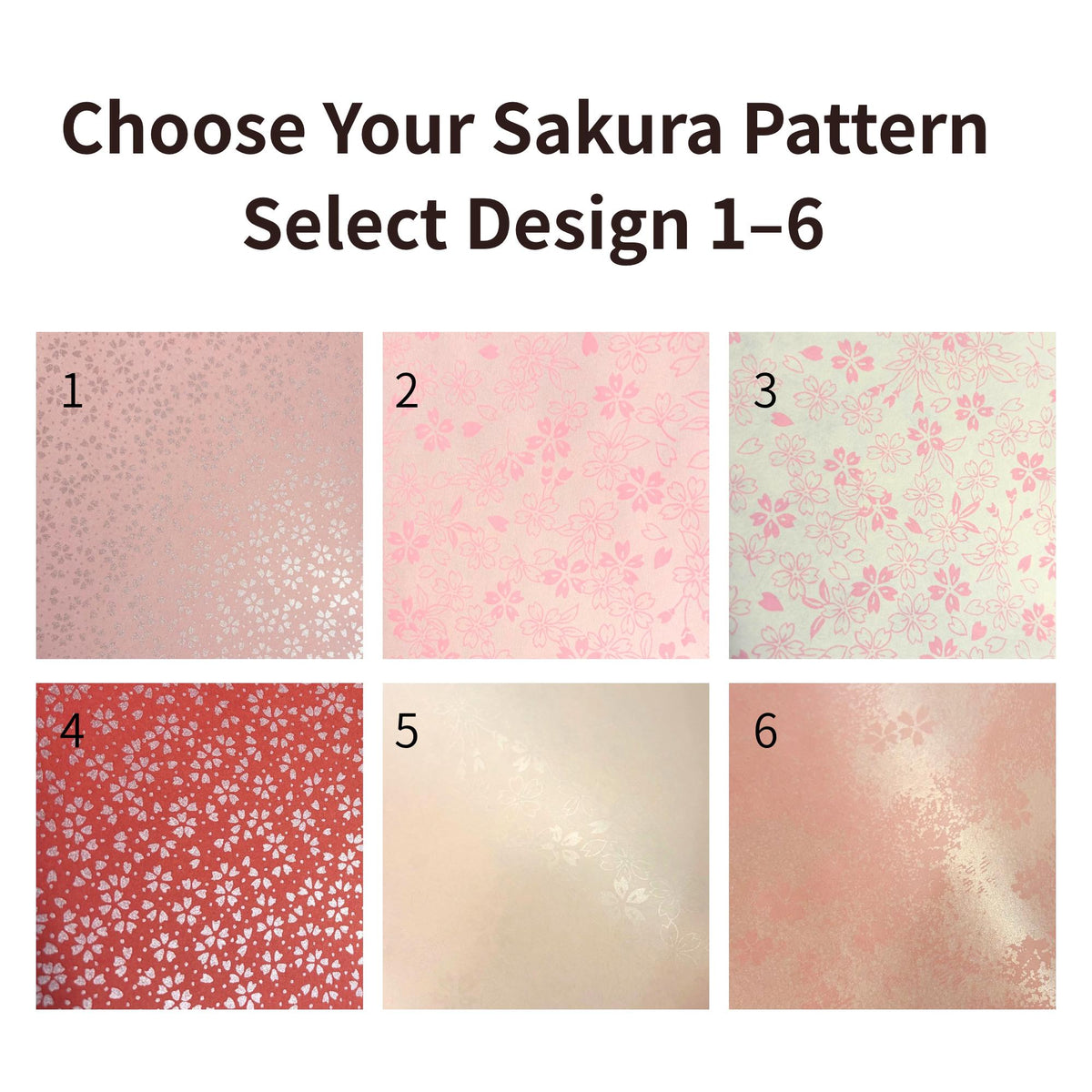 Sakura washi origami crane wedding frame, made in Japan